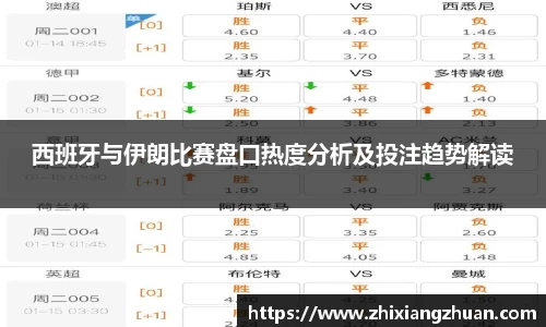 365英国西班牙与伊朗比赛盘口热度分析及投注趋势解读